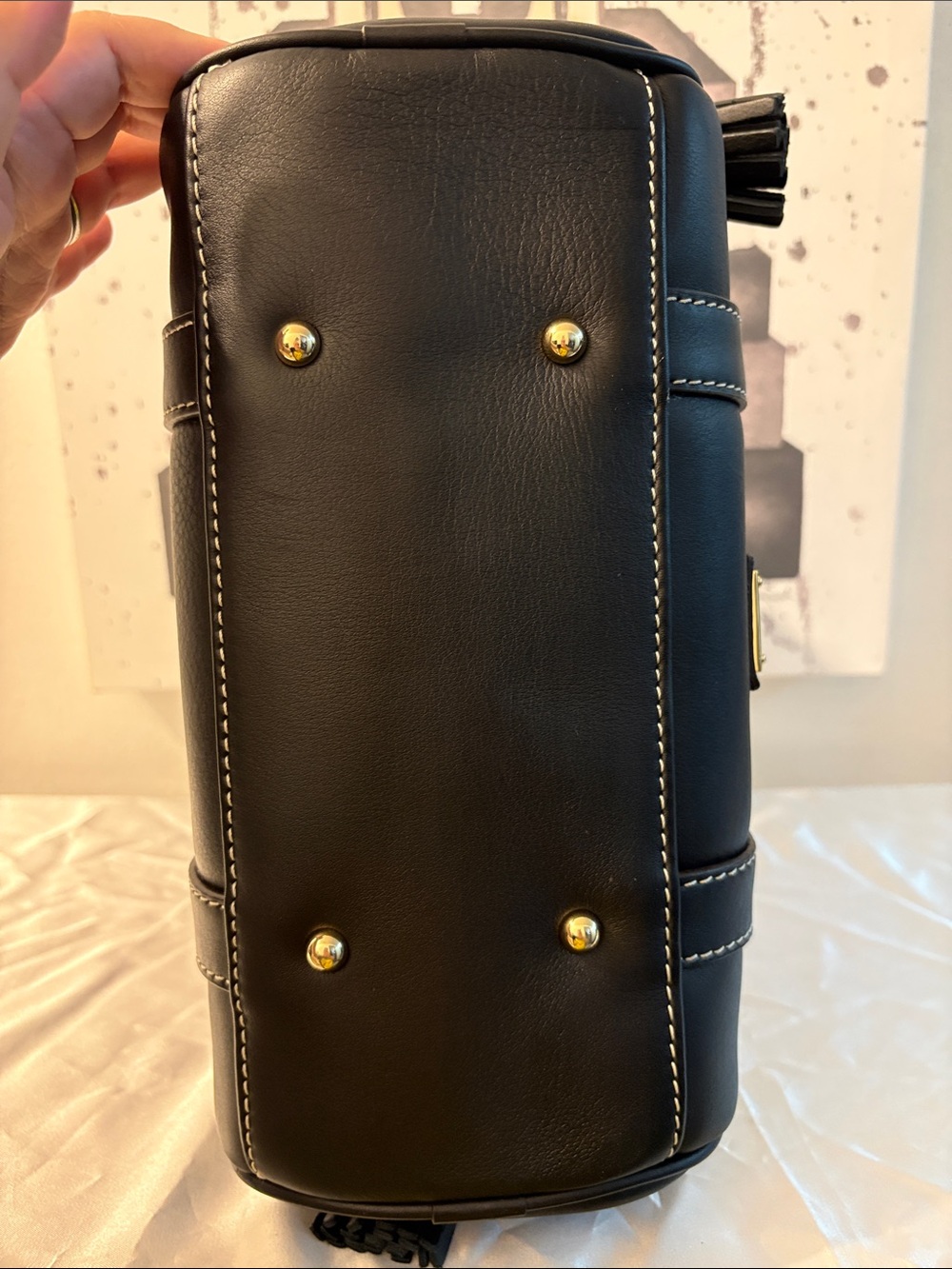 Dooney & Bourke Penrose satchel 30 with pocket - Picture 6 of 12